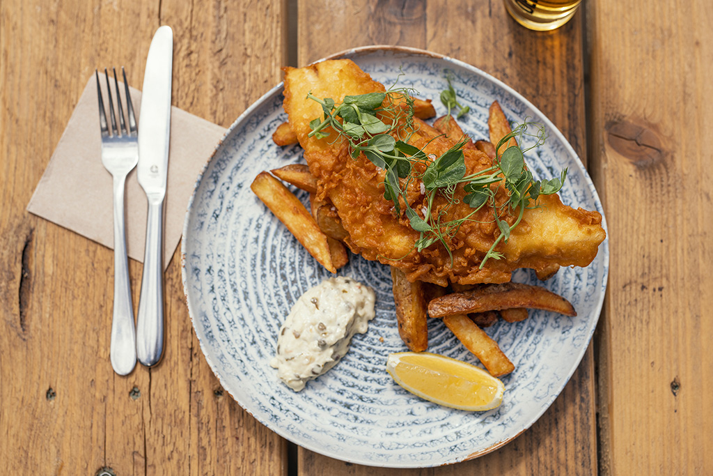 food at Blacpool Sands